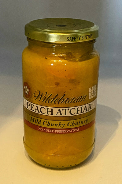 Wildebraam Peach Atchar - No added preservatives (Mild Chunky Chutney 440 gm