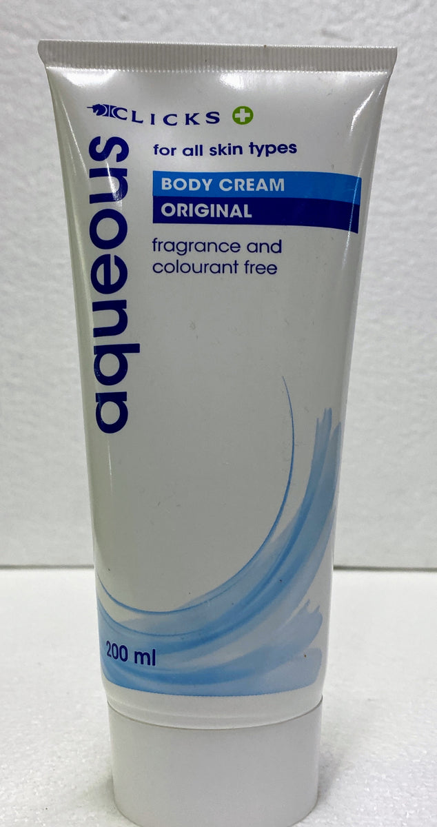 Aqueous Body Cream 200 Ml Tube Clicks For All Skin Types Out Of